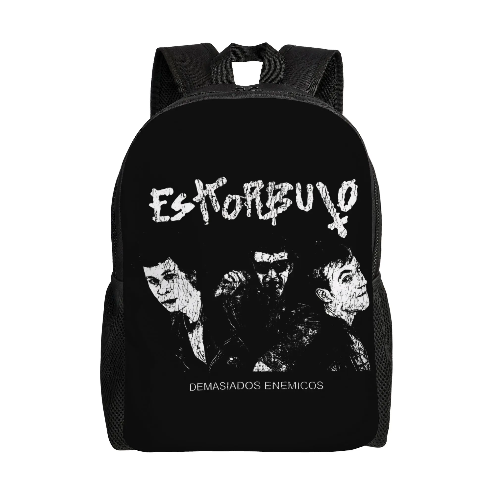 

ESKORBUTO PUNK ROCK Backpack Outdoor Backpacks Men Casual High School Bags Custom Soft Rucksack