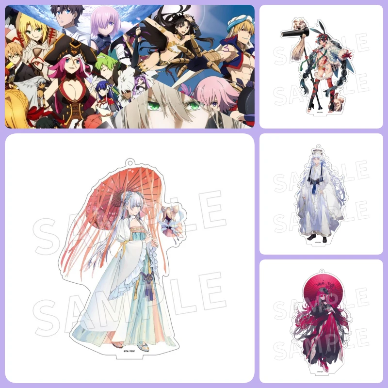 Game Fate/Grand Order Acrylic Okita Souji Kama Kyokutei Bakin Character Stand Model Bracket Desktop Bookshelf Decoration Gifts