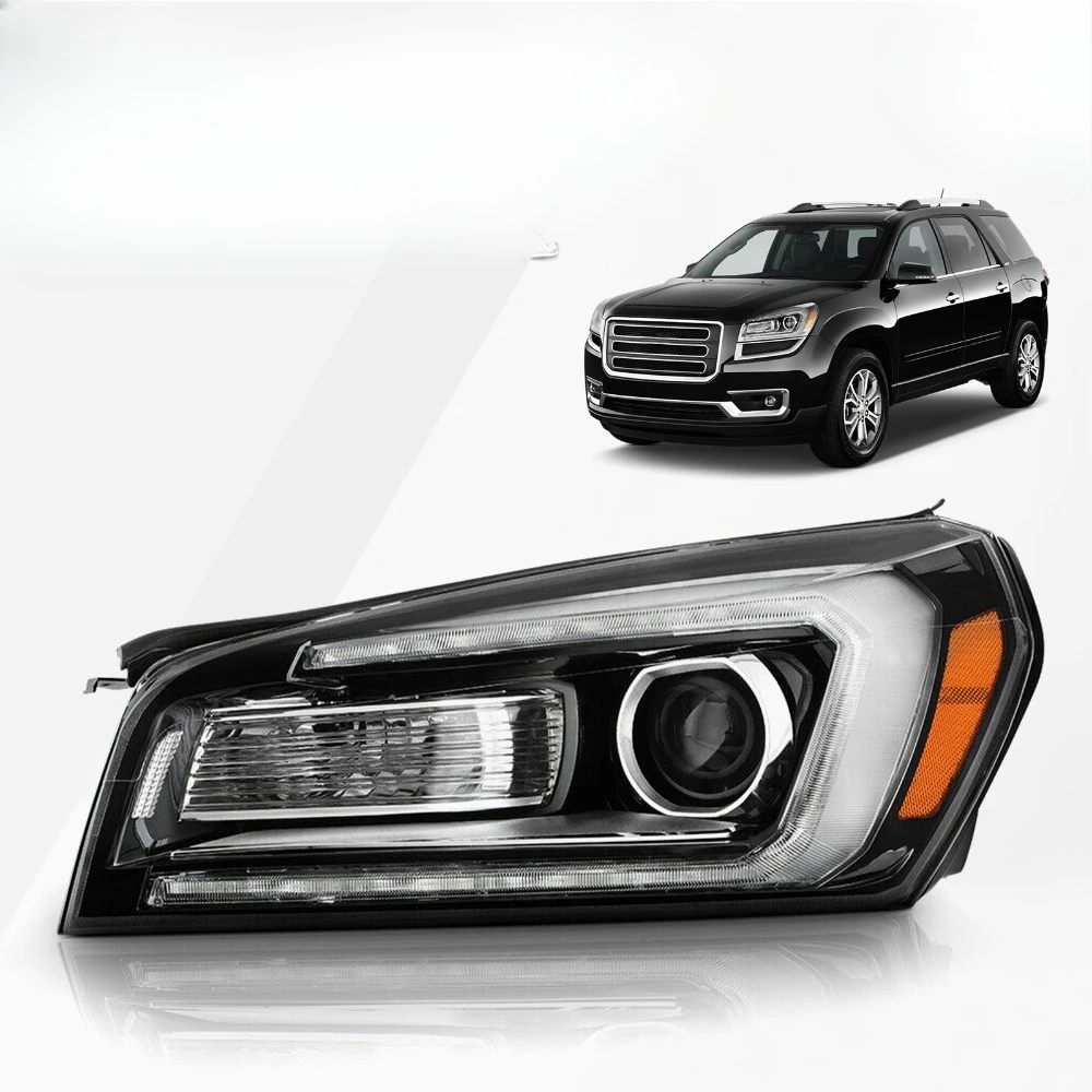 

Halogen Headlight For 2013-2016 GMC Acadia w/Bulb w/LED Parking Light Left Side