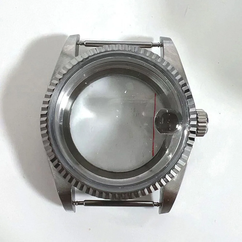 36mm Watch Case for NH36 NH35 Movement Stainless Steel Case Acrylic Glass Solid/Transparent Bottom Shell