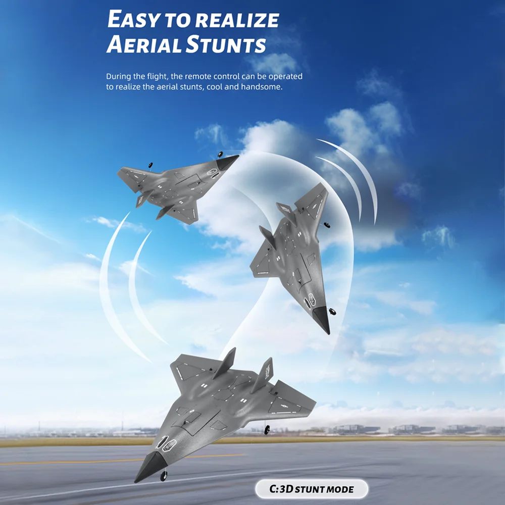 9IMOD SR72 RC avion 2.4G 4CH télécommande Drone intégré Gyro RC Future avion de chasse