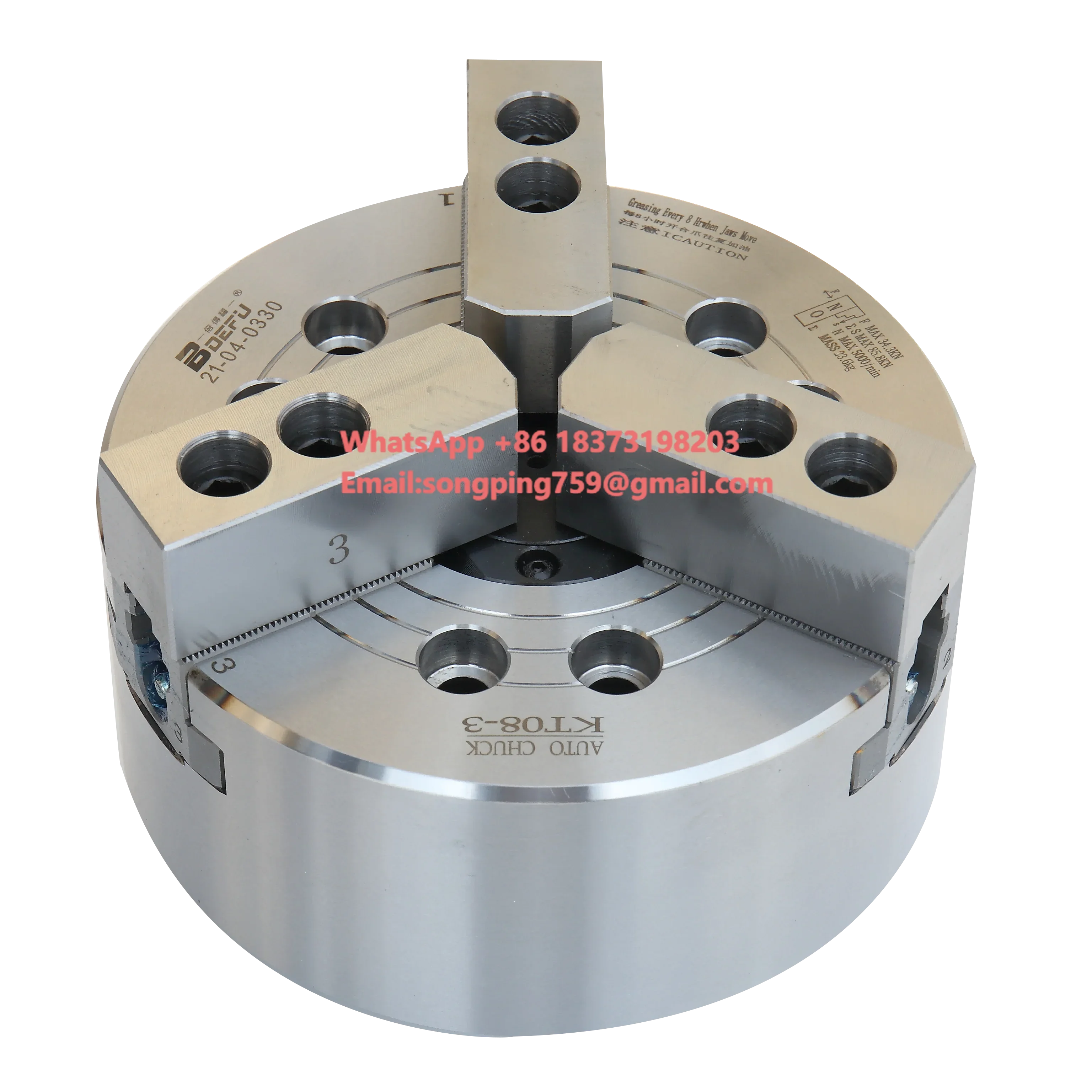 

Гидравлический трехкулачковый патрон BDEFU высокоточной точности для станков с ЧПУ, модель KT15-3, 15 дюймов