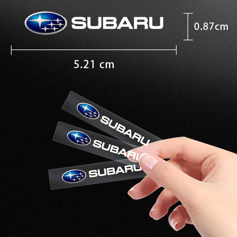 ملصقات عشوائية داخلية للسيارة عجلة توجيه سيارة الشارات تصفيف السيارة لسوبارو WRX فورستر Outback Crosstrek Legacy Impreza