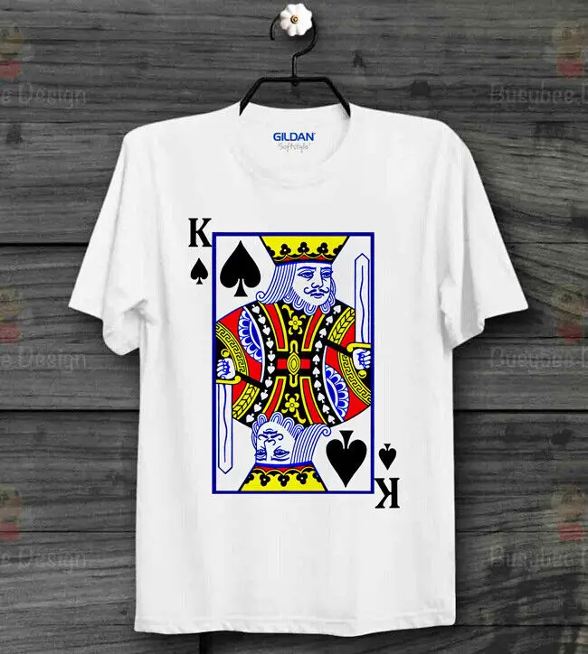 King Playing Card T SHIRT Logo Vintage Ideal Gift Cool Unisex T Shirt B597