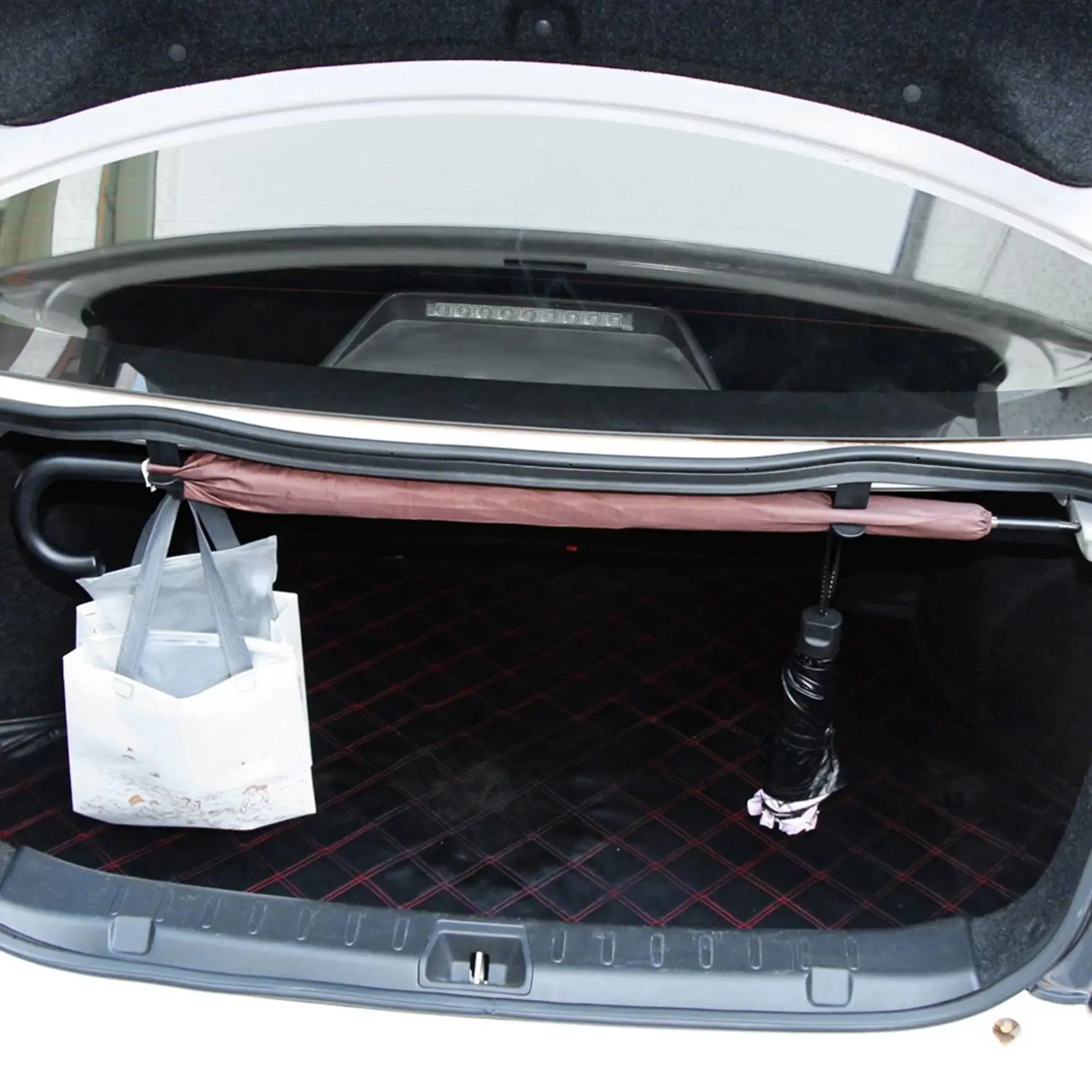 8X Car Trunk Umbrella Holder Organizer For Mercedes Benz W203 W211 W204 W210 W124 AMG W212 W220 W205 W202 Cla W213 W201 view 5