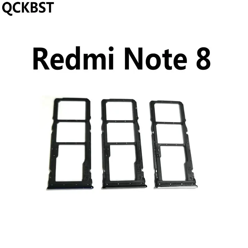 

For Xiaomi Redmi Note 8 Pro Reader Sim & SD Card Tray Holder Slot Adapter Replacement Part