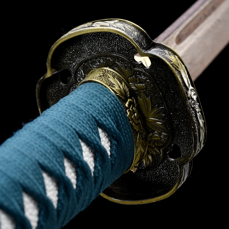 A Set Exquisite Handle Tsuka Hlit Alloy Parts Handguard Tsuba Guard for Japanese Katana Samurai Sword Fittings Brand New