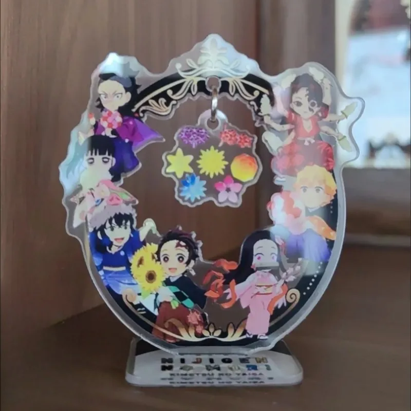 Demon Slayer Acrylic Stand Figure Agatsuma Zenitsu Kamado Tanjirou Anime Peripheral Cartoon All The Protagonist Members Ornament view 2