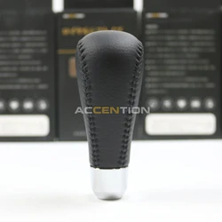 Black Leather Gear Shift Knob For NISSAN TEANA 2.5 J32 2008-2012 MURANO Z51 2008-2011 MAXIMA A35 2008-2011