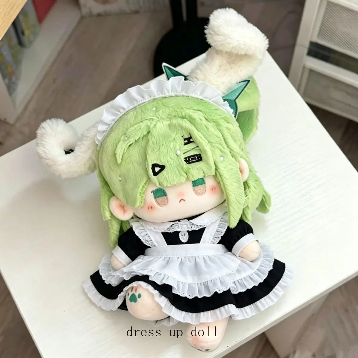 Anime 20cm Sunna Cotton Doll Game Zenless Zone Zero Cute Girl Change Clothes Toy Dolls Cartoon Soft Plush Body Plushie Gift