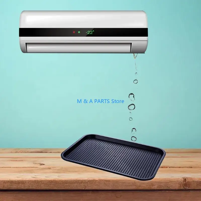 U1JF Drip Tray Plastic Fast Tray Vegetable Fruit Draining Board Catching Spills Leaks from Home Air Conditioner Dumping