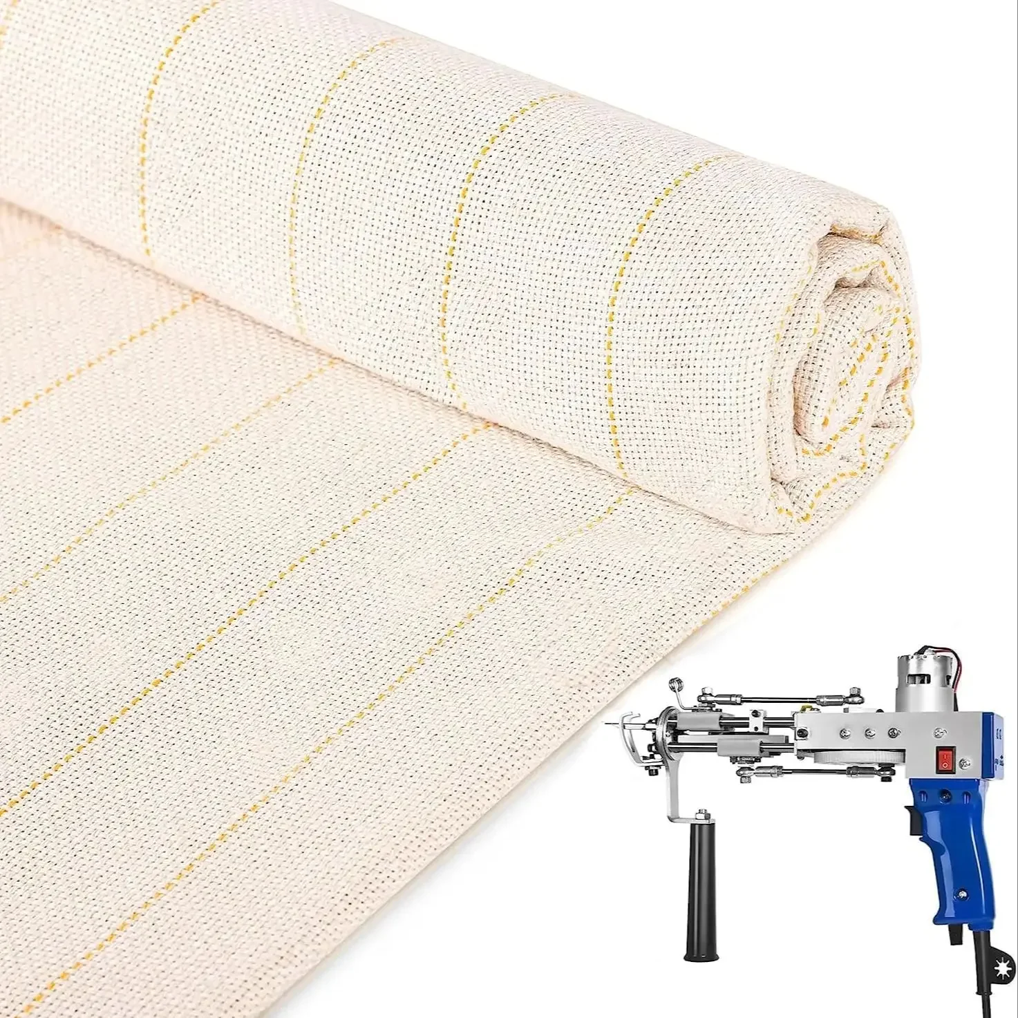 Tufting Fabric Custom Sizes Tufting Cloth Backing Fabric For Using Rug Tufting Guns DIY Handmade Primary Backing Fabric