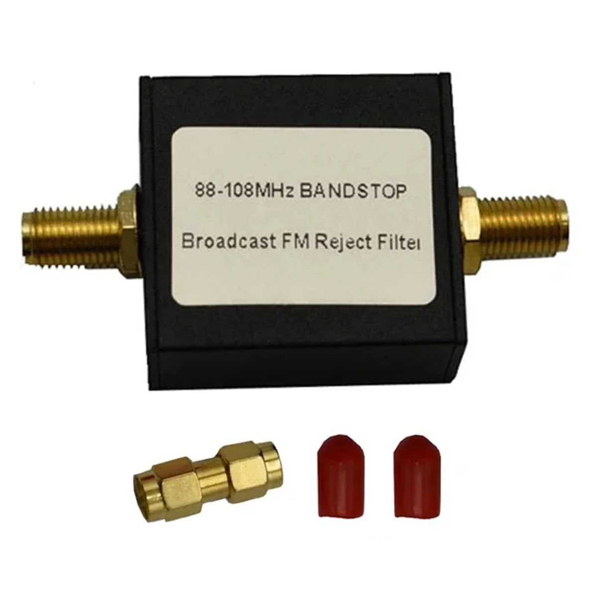 New Broadcast FM 88-108M SDR Band Stop Filter for Receiver SDR Clean RX Noise Reduction Aluminum Version