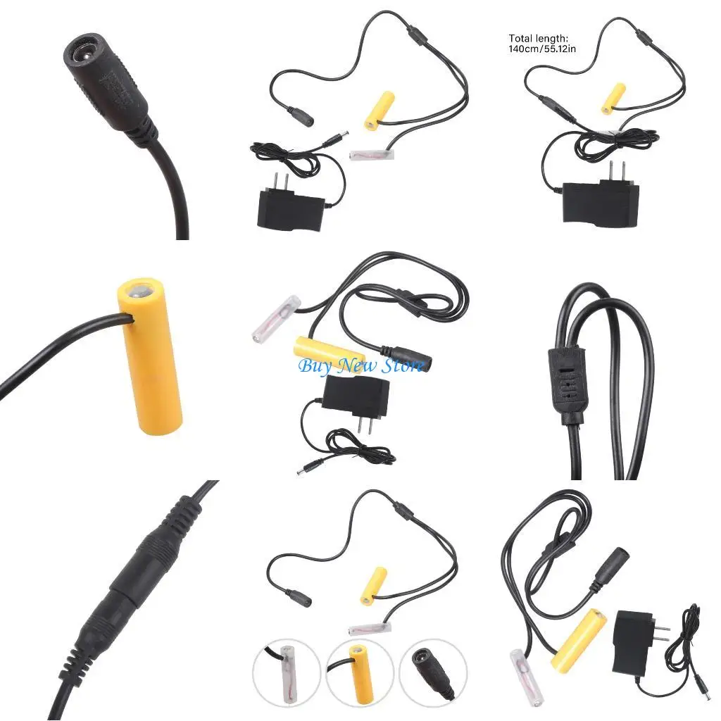 

20CE Virtual Battery Power Adapter 100 240V to 1.5V 1A Output For Devices Using Single 2A 3A Cells Saving Battery Costs