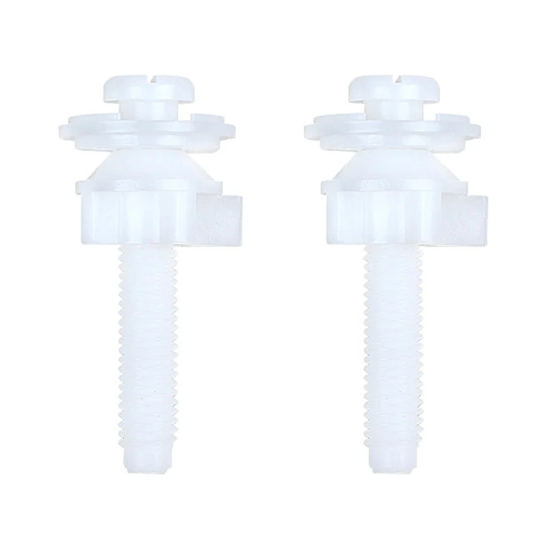 2pcs/set Essential Toilet Hardware Kits Secure & Durable Toilet Hinge Screws Handy Toilet Fixings Set Toilet Repair Kits