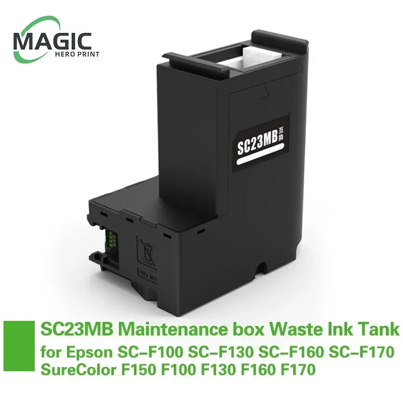 S210125 Maintenance box for Epson SC-F100 SC-F130 SC-F160 SC-F170 SureColor F150 F100 F130 F160 F170 Waste Ink Tank SC23MB