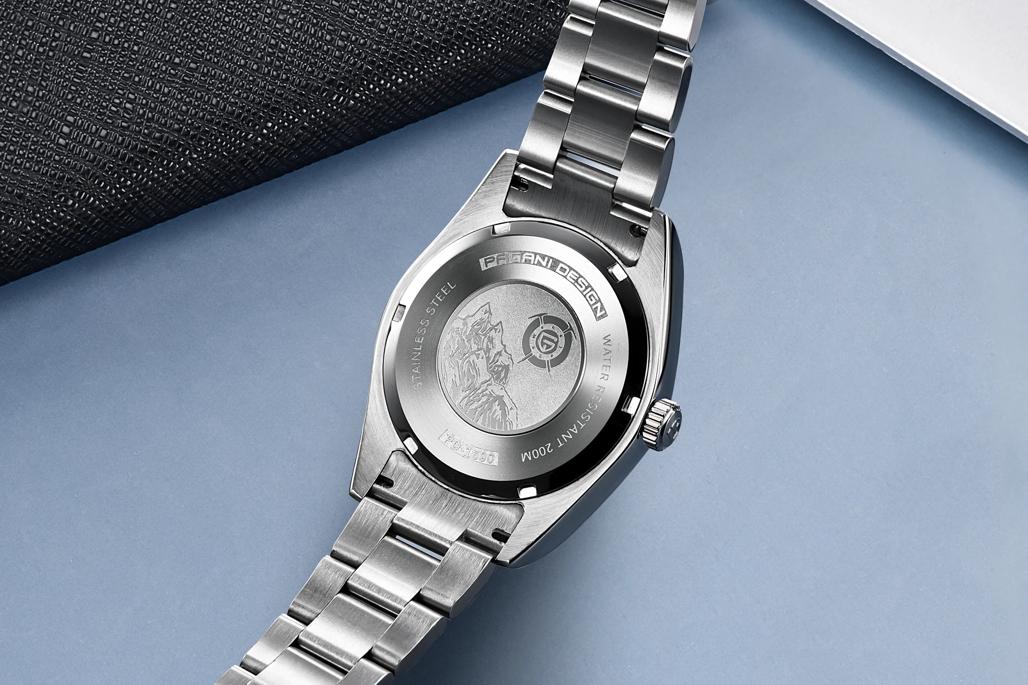 PAGANI DESIGN 2026 New Luxury Automatic Mechanical Men Watch Stainless Steel V2 Sapphire Crystal CS 20Bar Reloj Hombte