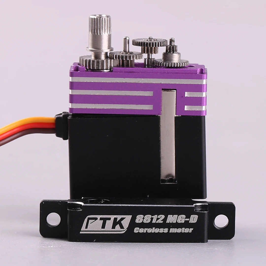 PTK 8812 TG-D 12kg Servo Metal Digital Steering Gear Low Body High Torque Low Body Steering Gear Drift Car Short Body - Image 5