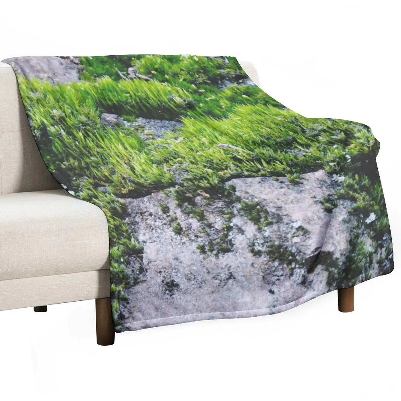 

Moss Forest adventure landscape Throw Blanket Blankets For Baby Nap Sofa Quilt Summer Blankets