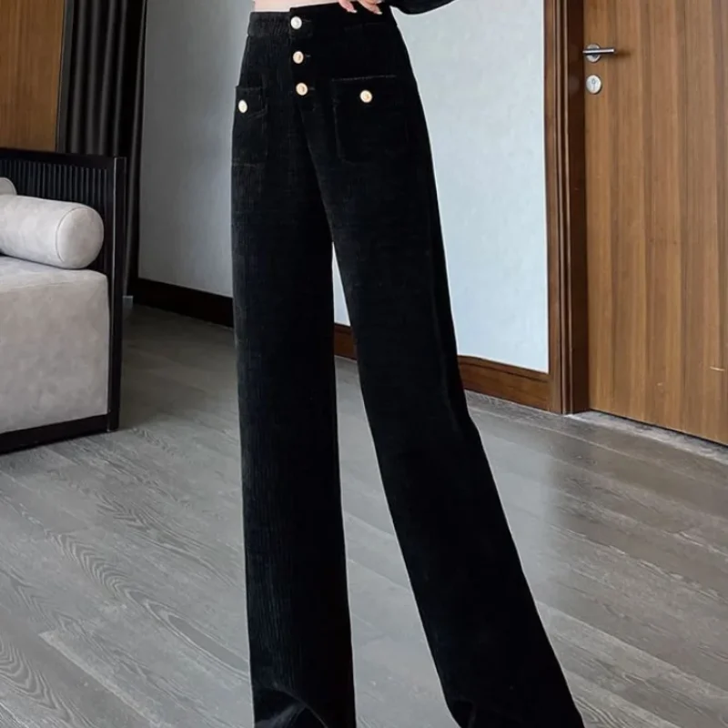 

High Waist Loose New In Female Trousers Baggy Women's Pants Slacks Outfits Harajuku G Casual Comfortable Stretch Xxl 90s Classic