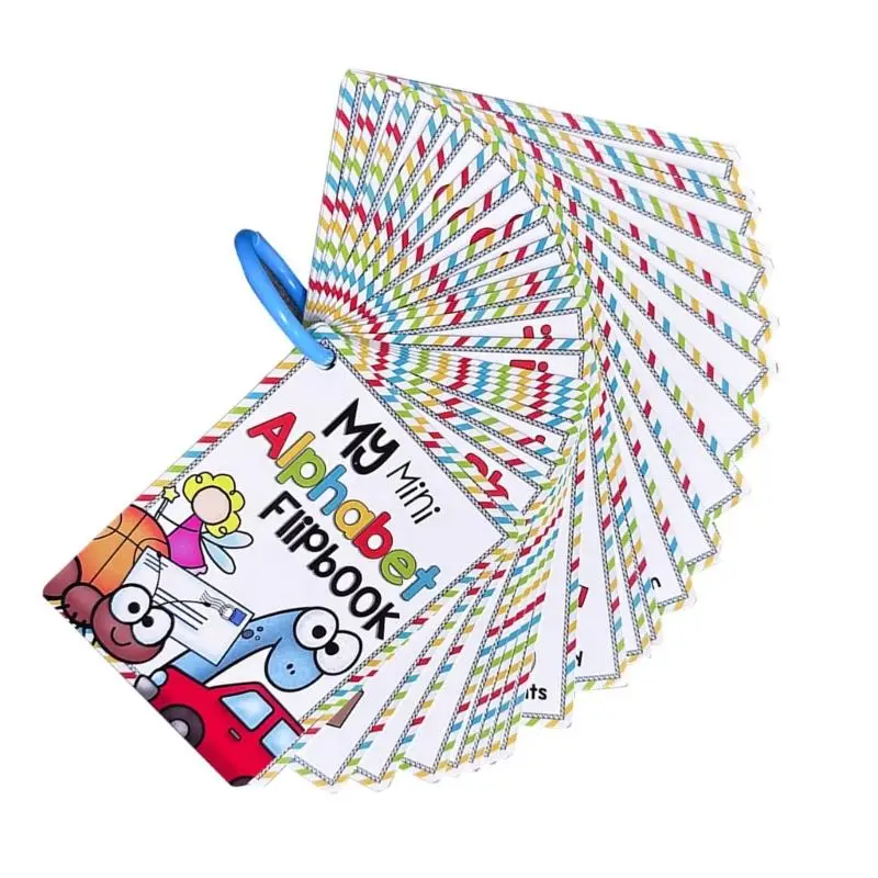 

96GE 26 Letter Sound Learning Cards 156Pcs Phonics Flashcards Toddler Early Learning Reading Cards Toy for Kids Toddler