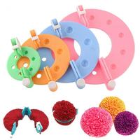 8pcs Wool Ball Maker Knitted Tools Yarn Pompon Wool Plush Ball Set Fluff Ball Weaver Wool Ball Production Tools Pompoms