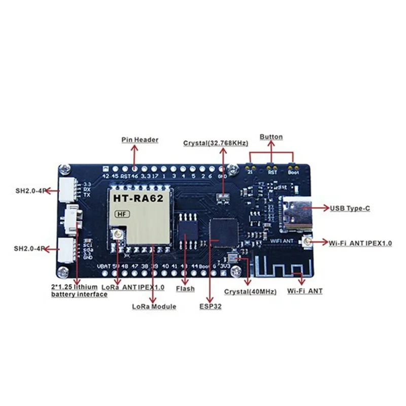 abki-wireless-esp32-213-インチ-e-ink-ディスプレイ-lora-開発キット-wifi-ble、915mhz-ゲートウェイ-アンテナ