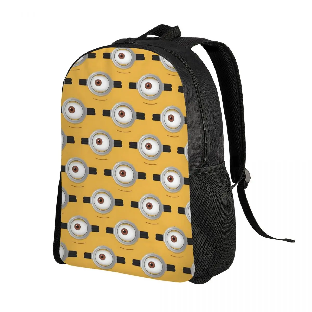 Aangepaste M-Minions laptoprugzak dames heren casual boekentas voor schoolstudent gele capsulevormige tassen