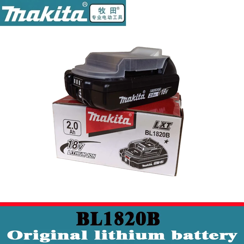 Batería Original Makita de 18 V y 2 Ah, BL1820B 2000 mAh para Herramientas Eléctricas Makita BL DTD DTW DAS DDF TD TW BCS BDA BDF DMP GA