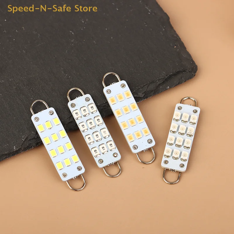 5 шт. 12 SMD C5W светодиодные жесткие купольные лампочки для карт для салона автомобиля и ламп номерного знака, 12 В постоянного тока