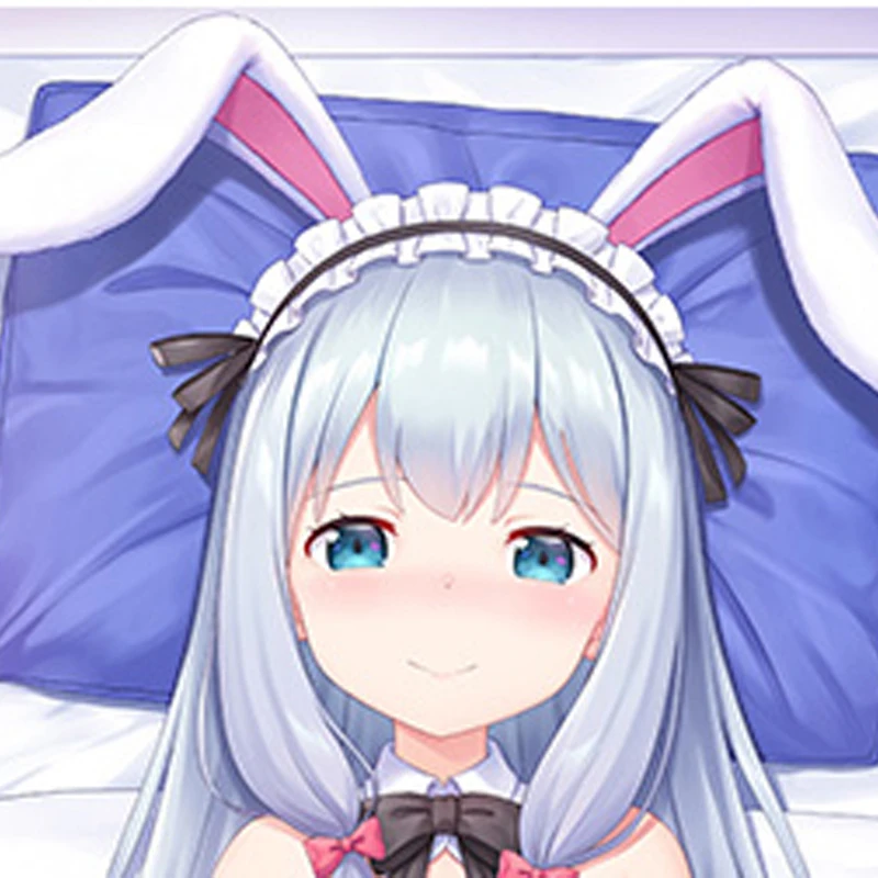 New Pattern Dakimakura Anime Sagirii Izumi Double-sided Print Life-size Body Pillow Cover Bedding Gifts
