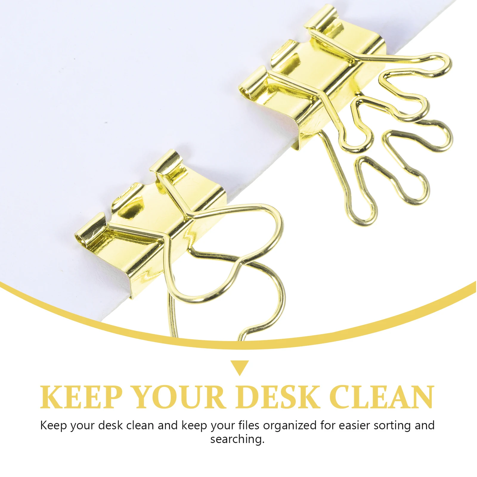 

10pcs Love Long Tail Paper Binder Clips Metal Sturdy Office Home Supplies Memo Notebook Calendar Markers Assorted Sizes