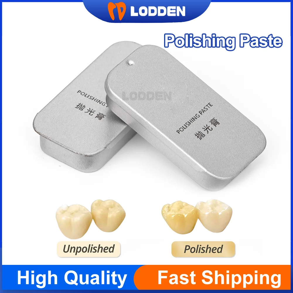 5/10g Lodden Dental Diamond Polishing Paste For Zirconia Glass-ceramic Porcelain Fine Polishing High-gloss Lab Polishing Cream