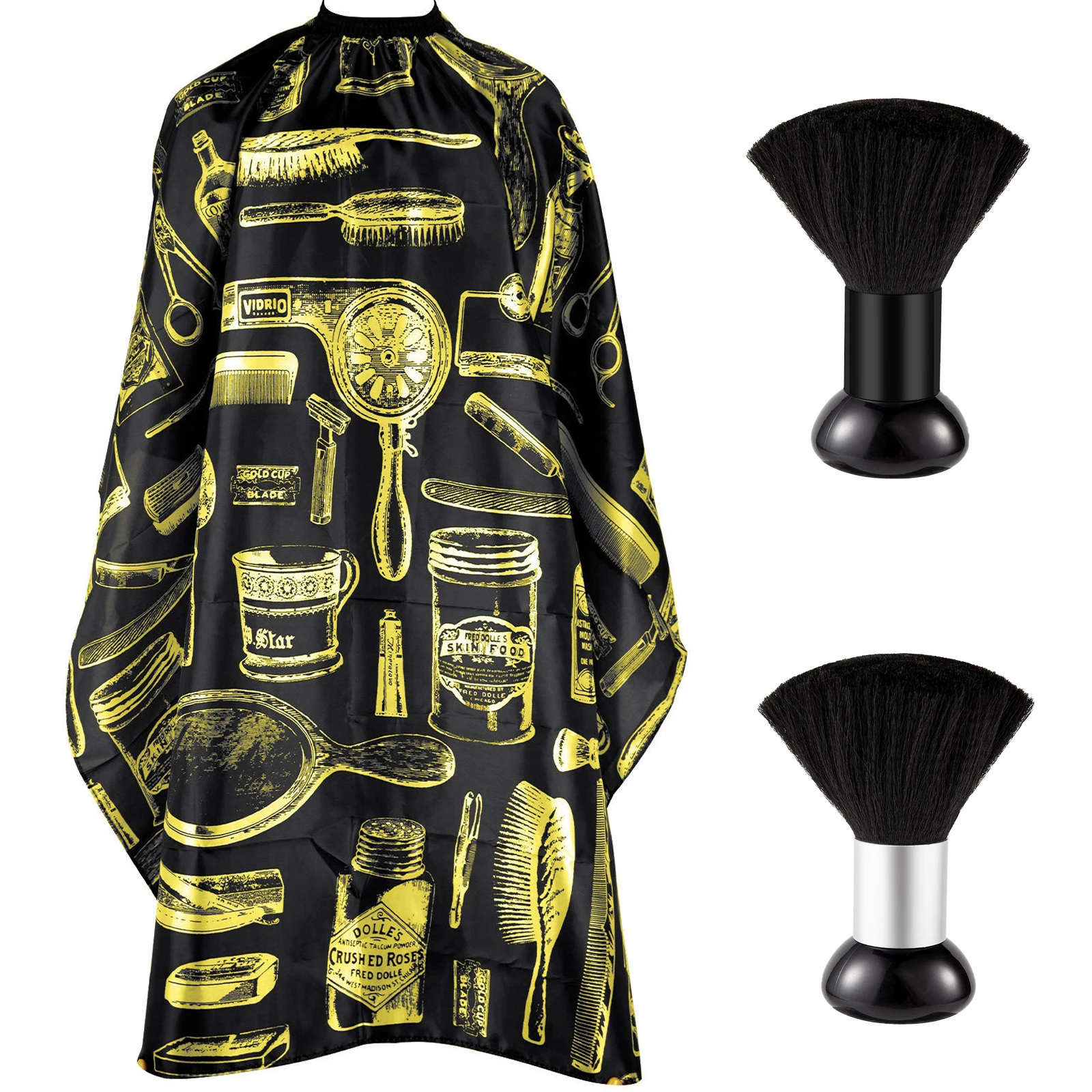 Wasserdichte Friseurschürze Haarschneidecape Friseurumhang Farbige Schürze Styling-Tuch – Detail 6