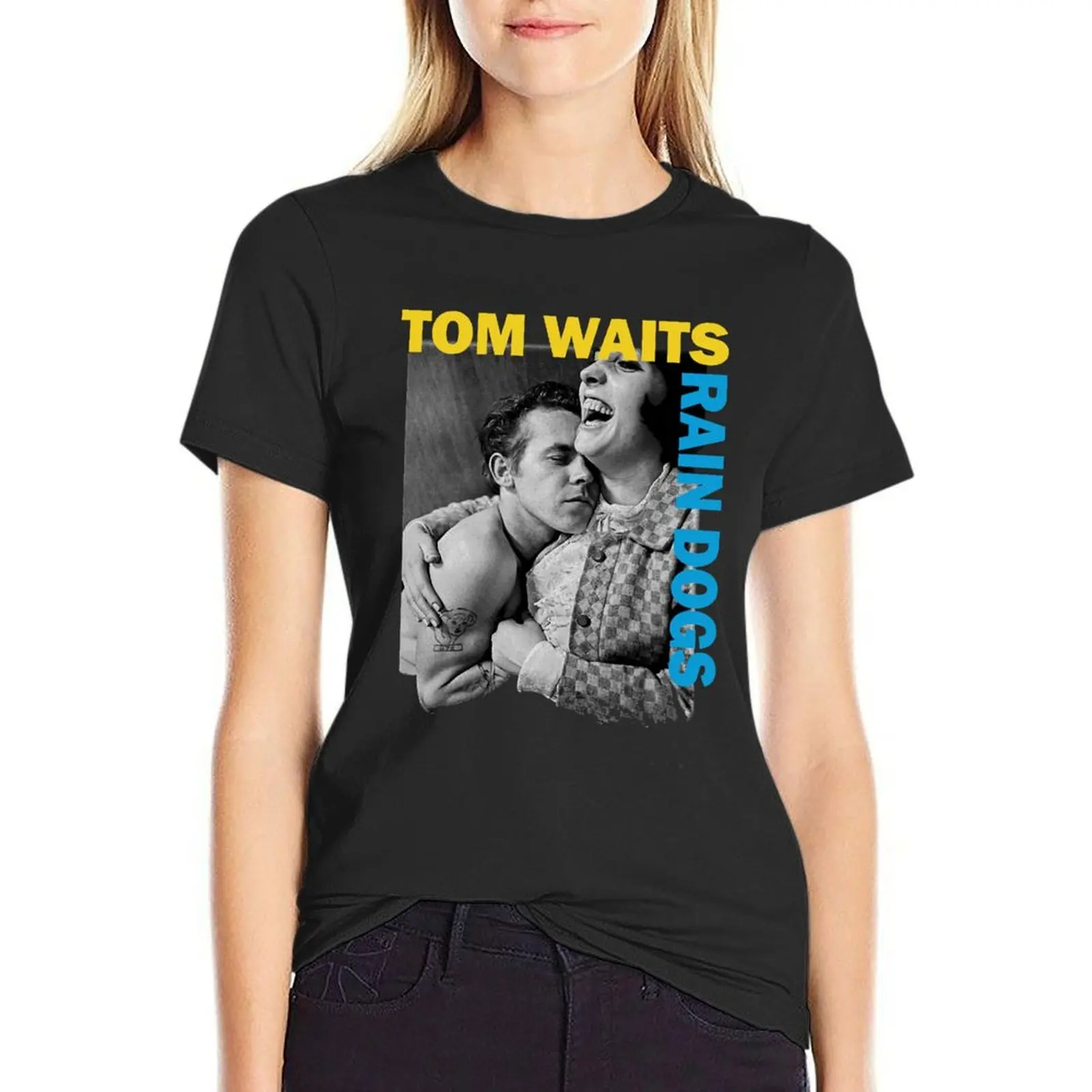 Tom Waits Rain-Dogs T-Shirt sports fans vintage hippie clothes kawaii clothes woman t shirt