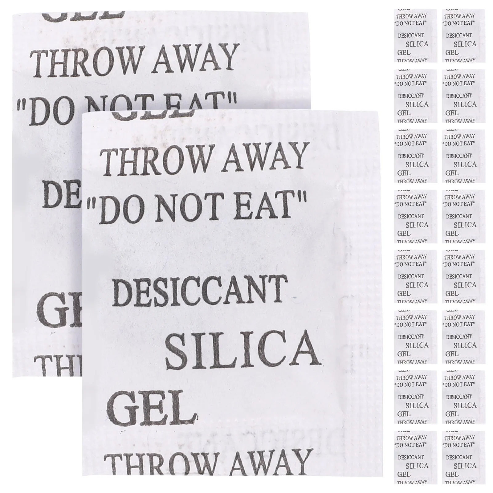 

60pcs Desiccant Ear Decorations Moisture Absorber Sachets Silica Gel Packs Anti Humidity Dry Jewelry Craft Supplies