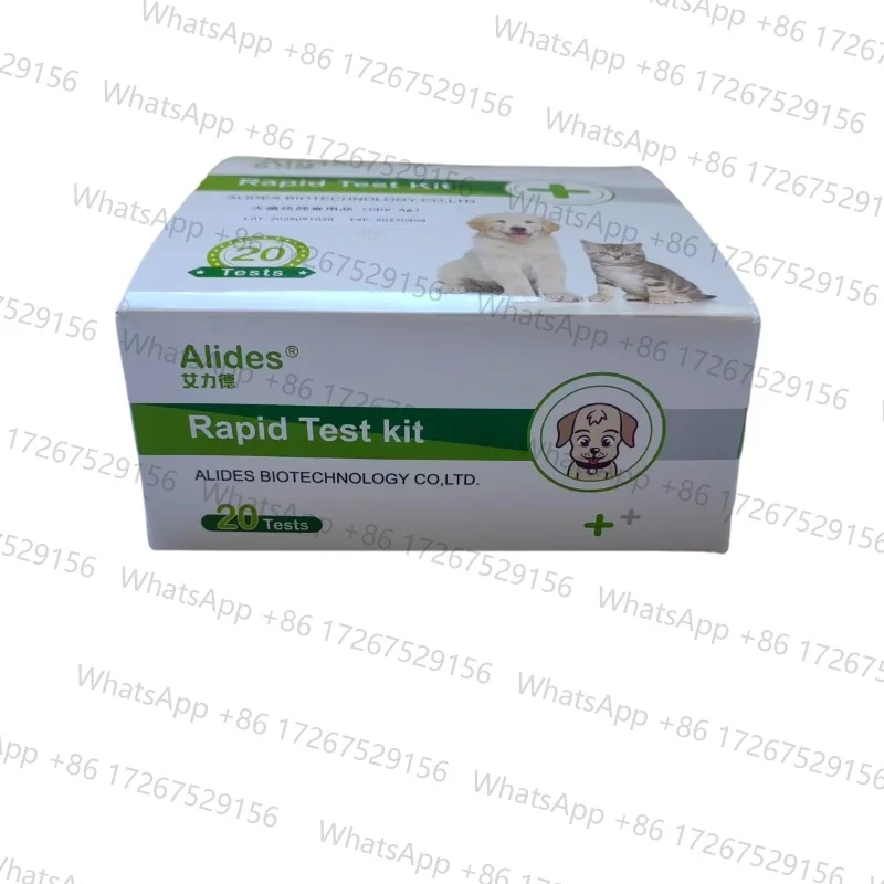 20 Pcs/box Canine Distemper Test Strip CDV Quick Detection Simple Operation Household Operation Test Strip