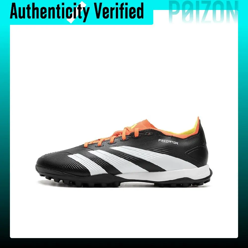 Adidas PREDATOR 24 TF Turf Soccer Shoes Unisex Black White IG7723