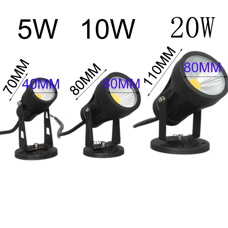 في الهواء الطلق IP65 أضواء عيد الميلاد حديقة الإضاءة الزخرفية LED أضواء الحديقة 5 واط 10 واط 20 واط حديقة المشهد مسار أضواء شجرة AC85-265V #2