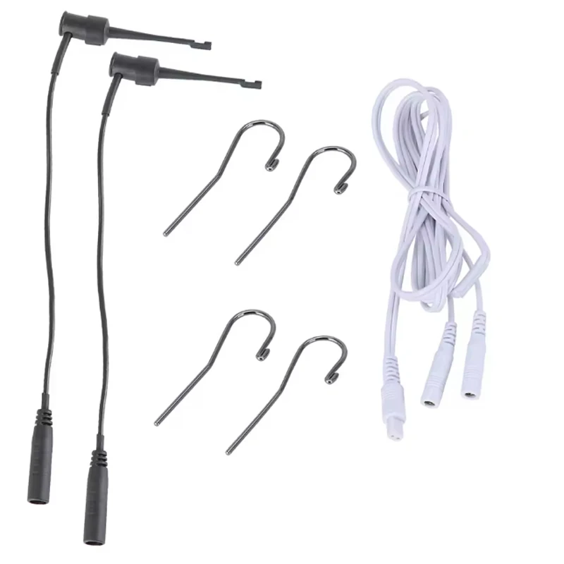 SOVDENT Dental Apex Locator Test Wire Endo Treatment Measuring Accessories 4pcs Lip Hooks 2pcs Cable File Holder 1pc