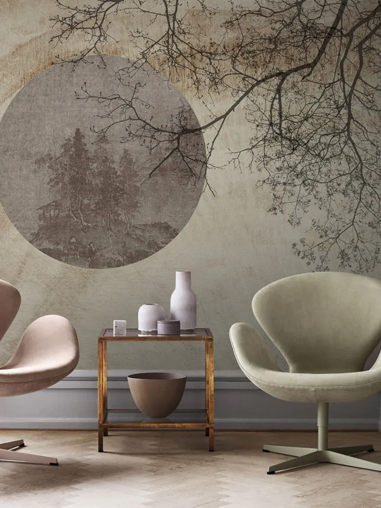 Custom Starry sky moon wallpaper for living room decoration maison sofa bedside TV background mural art wall papers home decor