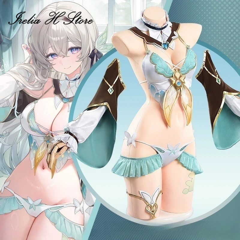 

Irelia H Store Azur Lane KMS Agir Cosplay costume Game KMS Agir Bikini Sexy lingerie private photo shoots female