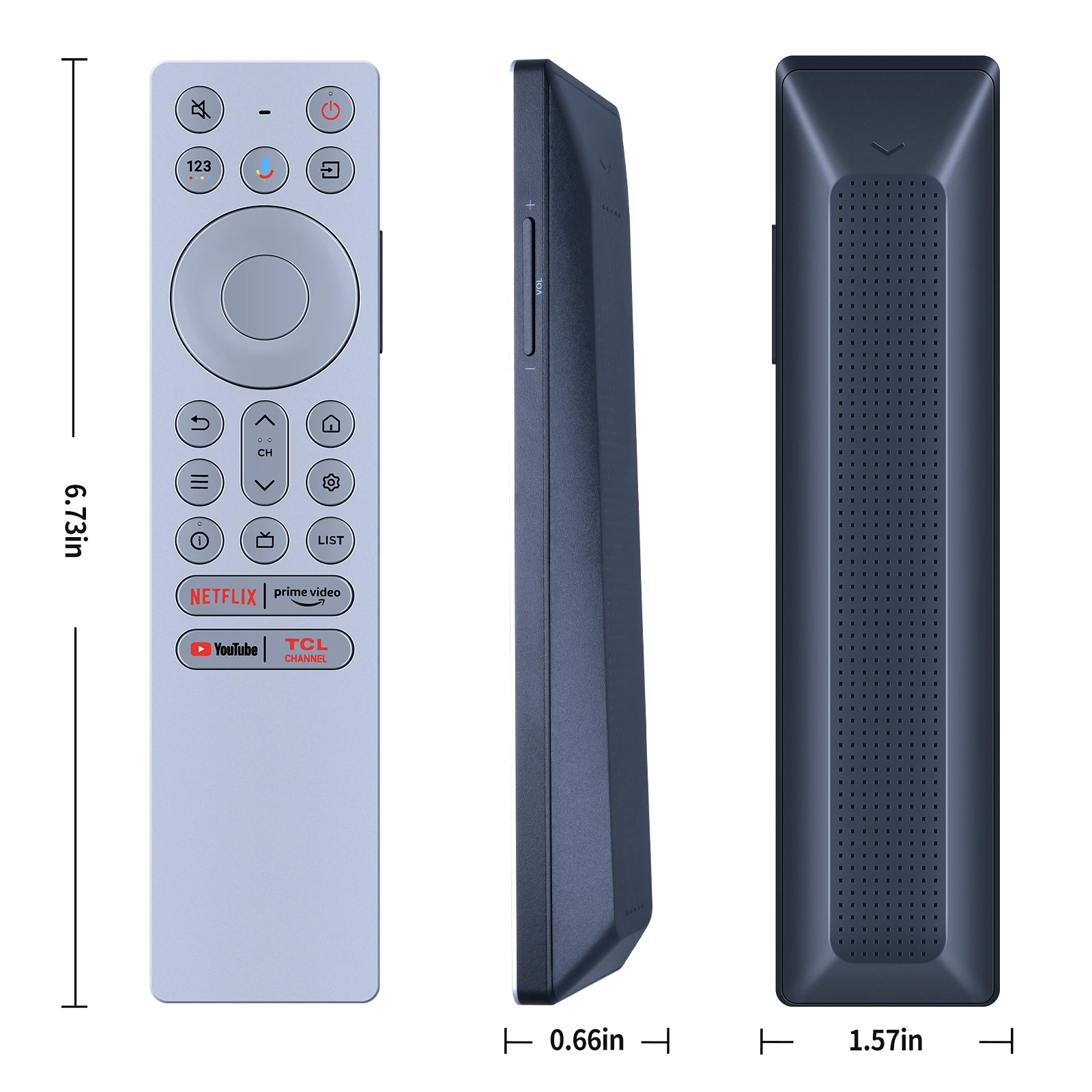 جهاز تحكم عن بعد صوتي RC933 FUB1 جديد لتلفزيون أندرويد الذكي TCL Mini LED Q10B 845X2