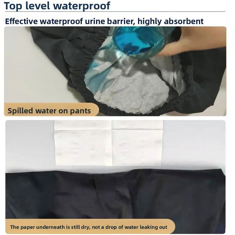 Pantaloni Lunghi Impermeabili per Incontinenza Adulti, Lavabili e Antimacchia, per Anziani e Malati a Letto, Unisex, Primavera-Inverno