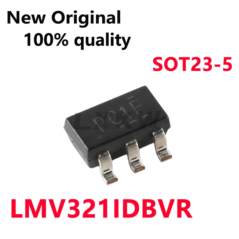 10/PCS New LMV321IDBVR Screen printing RC1F SOT23-5 Low-voltage single operational amplifier chip In Stock