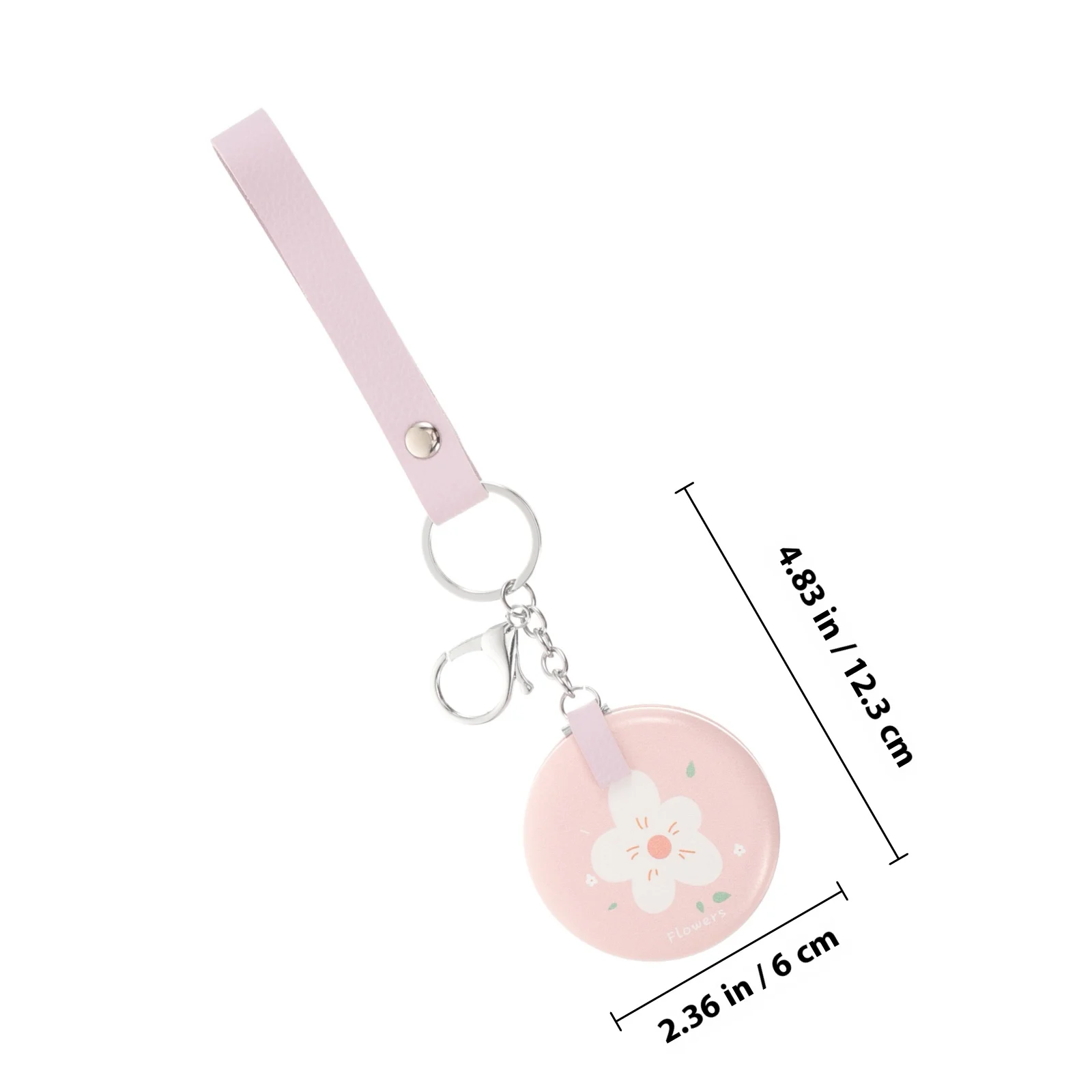 1Pcs Compact Mirror Portable Mini Mirror Solid Structure Delicate Design Perfect for Travel and Daily Use Gift Idea