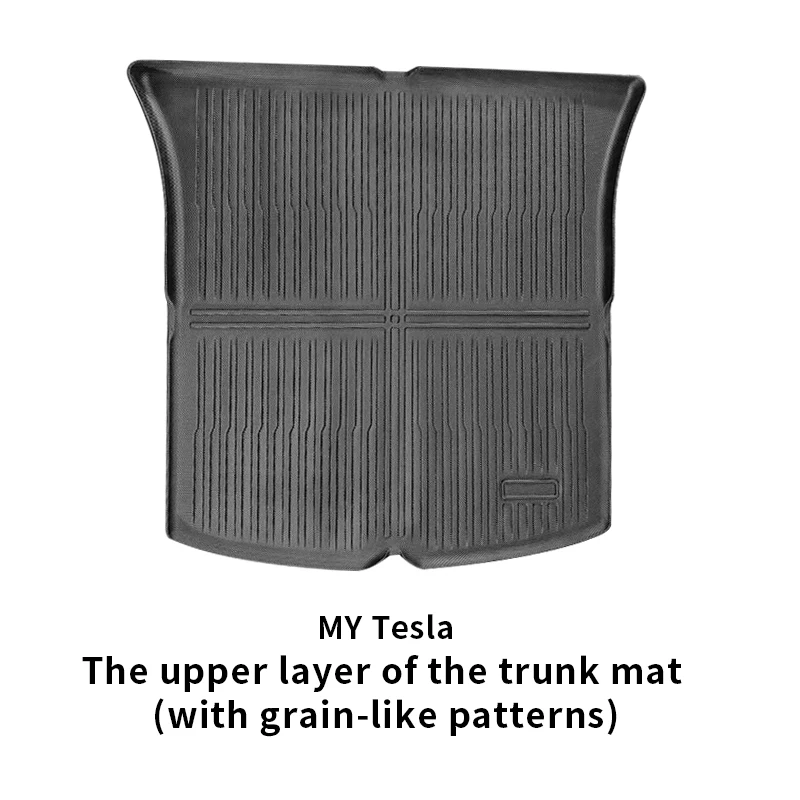 Upper Layer Trunk Mat for Tesla 2021-2024 Model Y – Top Cargo Liner