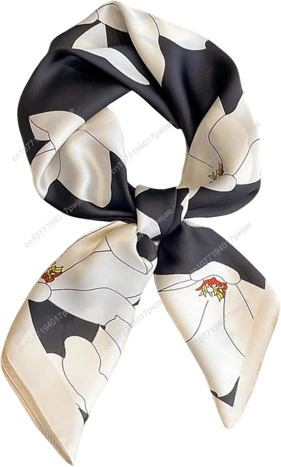 

Silky Scarf for Women Lightweight Satin Bandanas Neck Hair Wrap For Sleeping Head Scarves