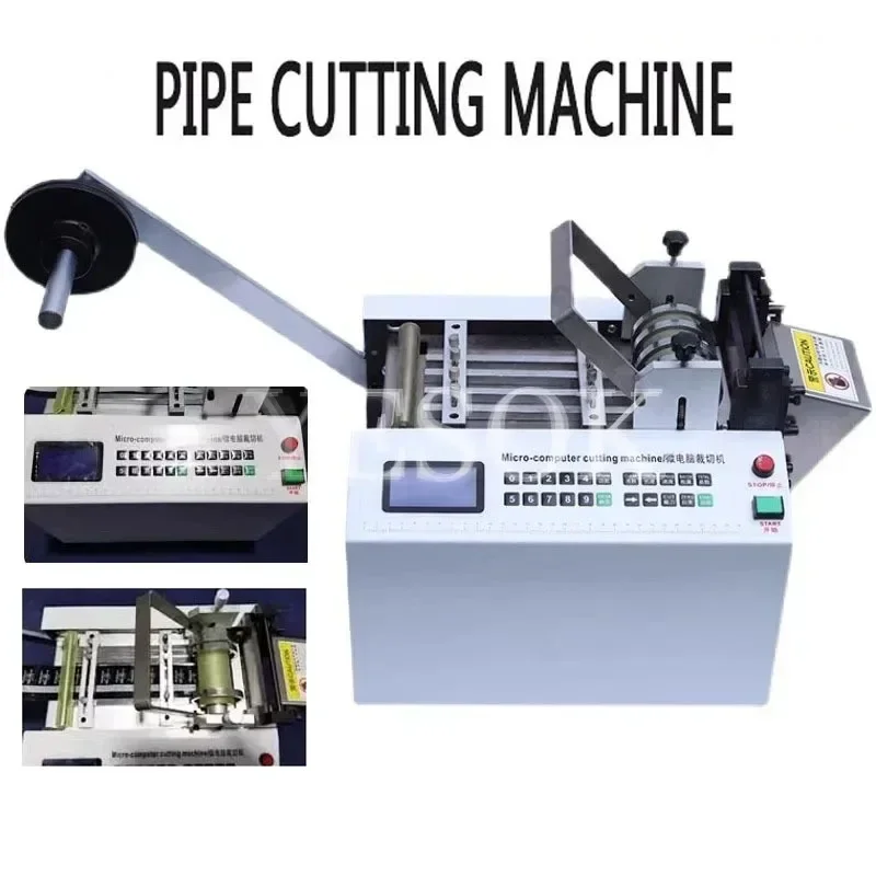 

DG-100B Automatic Computer Wire Cable Tube Pvc Paper Cutting Machine 220V