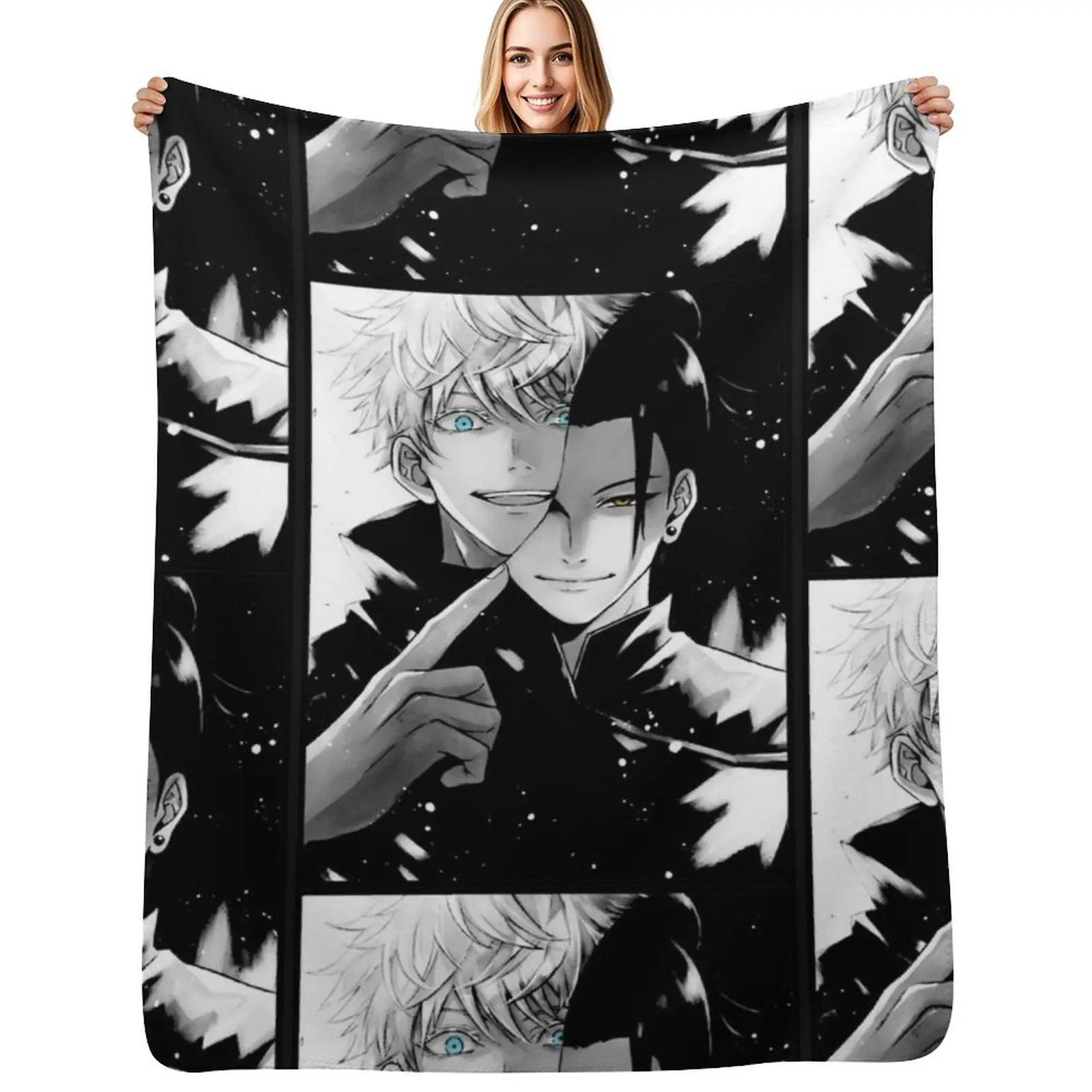 

Gojo And Geto Classic Throw Blanket Blankets For Sofas Beach Single Heavy Blankets